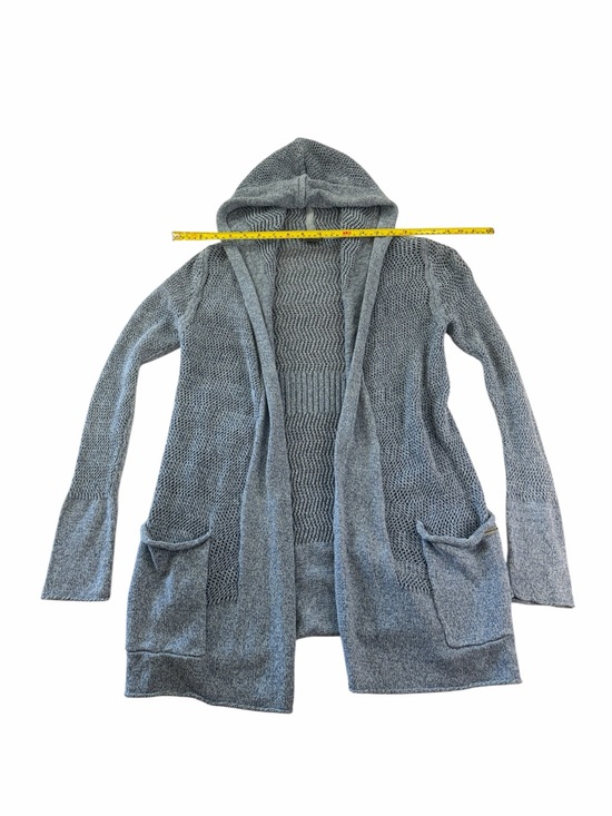 Eddie Bauer Jackets & Blazers - Eddie Bauer Light blue Hooded Open-Front Cardigan